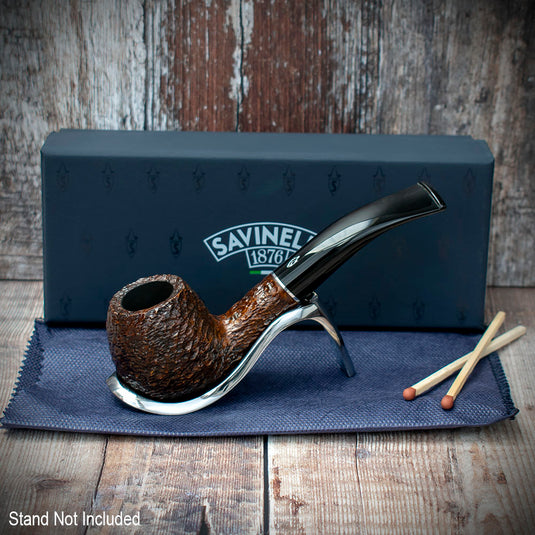 Savinelli Tre Rusticated Briar Pipe (626)