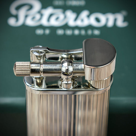 Peterson of Dublin Pipe Lighter - Silver Stripe