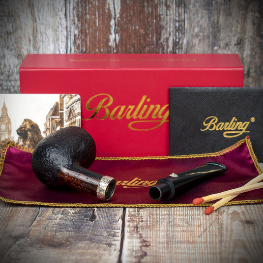 Barling Trafalgar Fossil Briar Pipe - Shape 1812