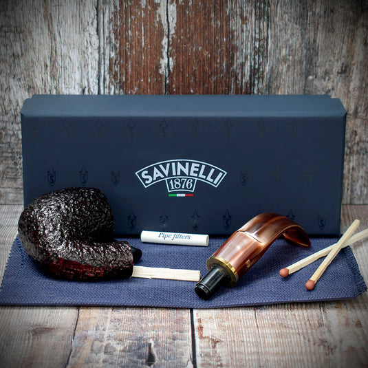 Savinelli Roma Lucite Briar Pipe - Shape No.614