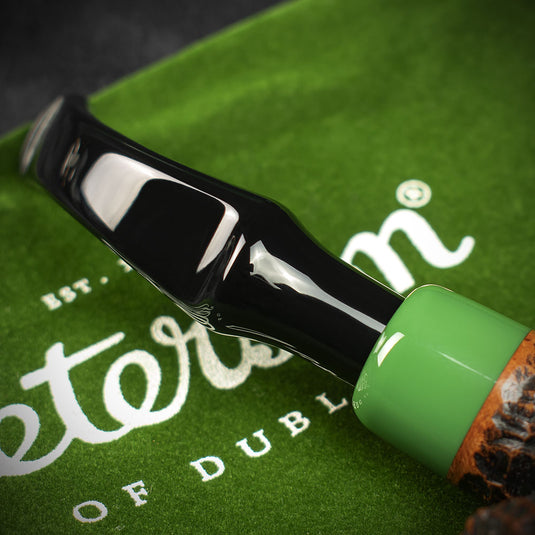 Peterson of Dublin St. Patrick's Day 2024 Rusticated "P" Lip Briar Pipe - Shape 317