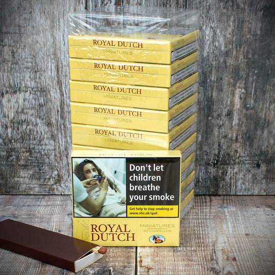 Royal Dutch Gold Miniatures Cigarillos - Pack of 20