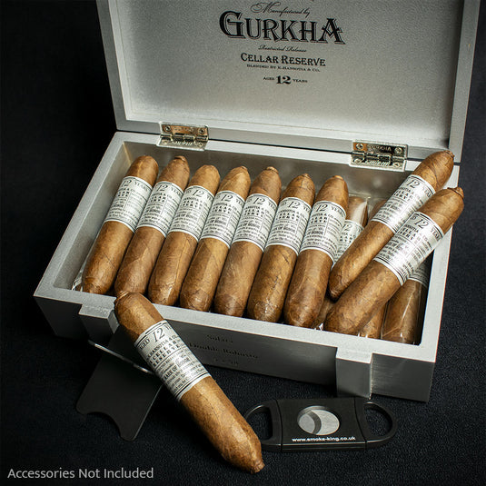 Gurkha Cellar Reserve 12 YO Platinum Solara Double Robusto Cigar - Single