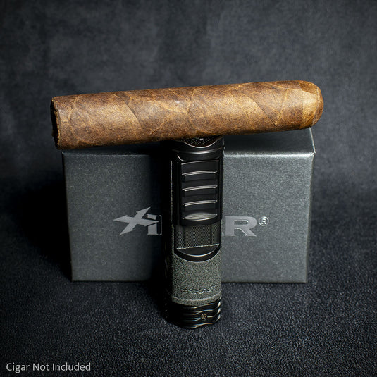 Xikar Tactical Single Jet Flame Cigar Lighter - Black  (551 BLK)