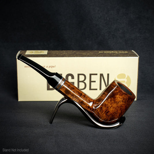 Big Ben Classic Tan Polish Briar Smoking Pipe - Shape 109