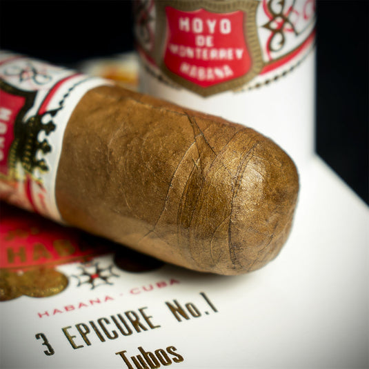 Hoyo de Monterrey Epicure No.1 Tubos Cuban Cigars - 3 Pack