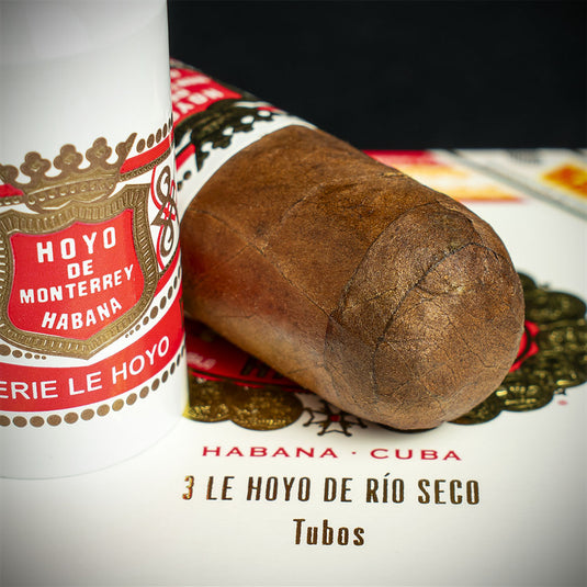 Hoyo de Monterrey Le Hoyo de Rio Seco Tubos Cuban Cigars - 3 Pack