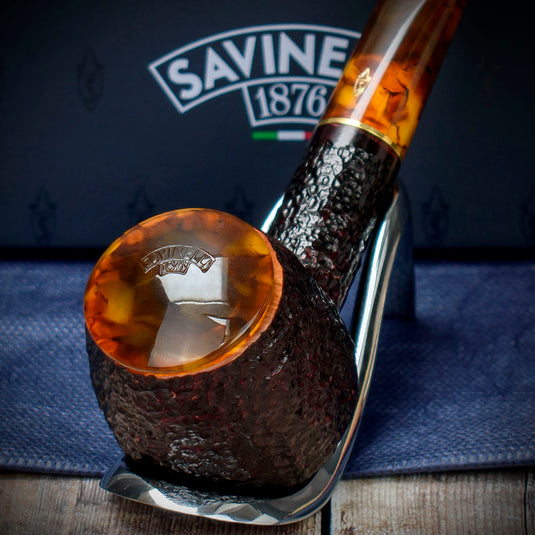 Savinelli Tortuga Rustic Shape No.207 - 6mm Briar Pipe