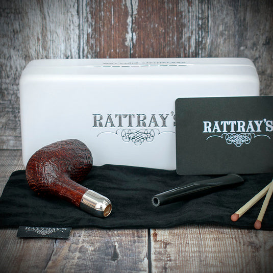 Rattray's Vintage Army Sandblast Briar Smoking Pipe - Shape 27