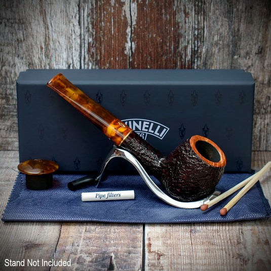 Savinelli Tortuga Rustic Shape No.207 - 6mm Briar Pipe