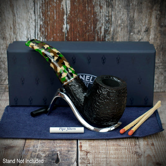 Savinelli | Camouflage | Rusticated Black 616 | 6mm