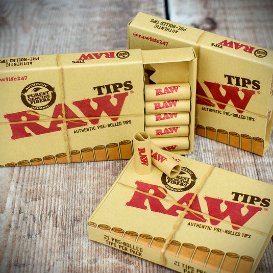 Raw | Pre Rolled Tips x 3