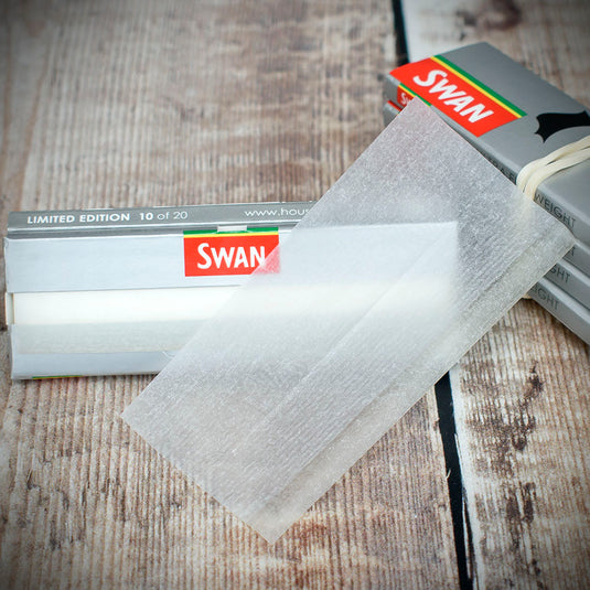 Swan | Silver Regular Rolling Papers (5 Booklets)