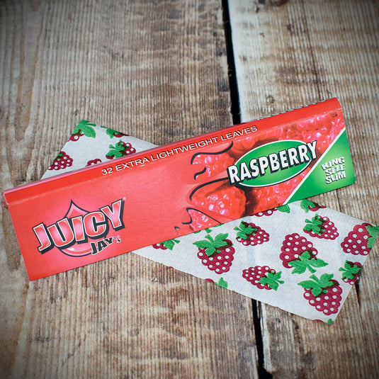 Juicy Jay's King Size Papers - Raspberry