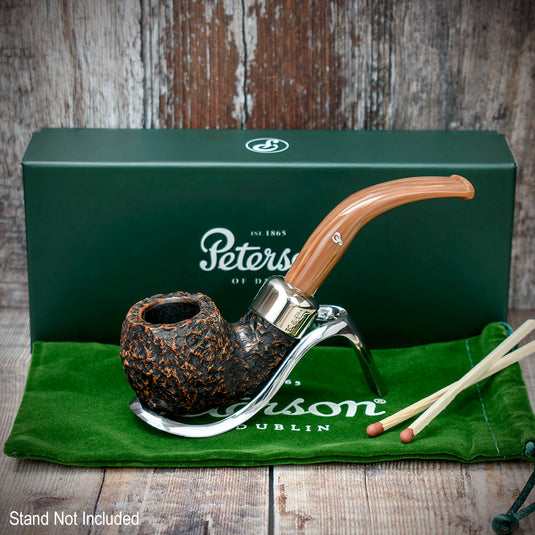 Derry Rusticated Briar Pipe By Peterson of Dublin - Shape 03 (9mm)