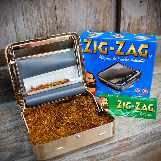 Zig Zag | Metal Rollbox | Cigarette Roller  Slim & Extra Slim