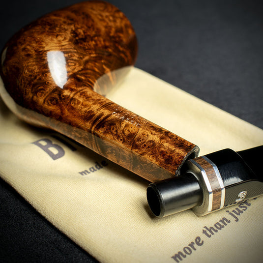 Big Ben Classic Tan Polish Briar Smoking Pipe - Shape 109