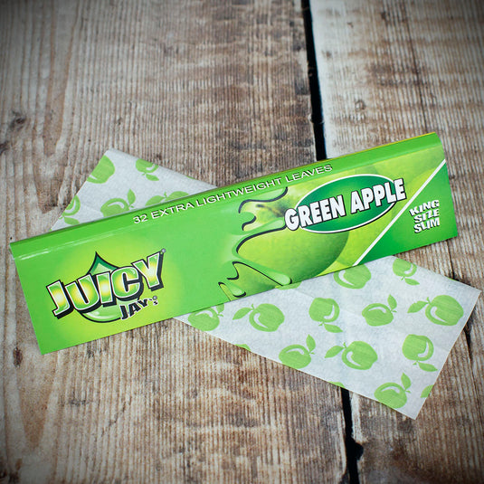 Juicy Jay's King Size Papers - Green Apple