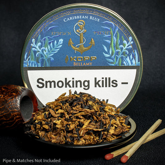 10g Sample - Kopp Caribbean Blue Bellamy Pipe Tobacco Smoke-King