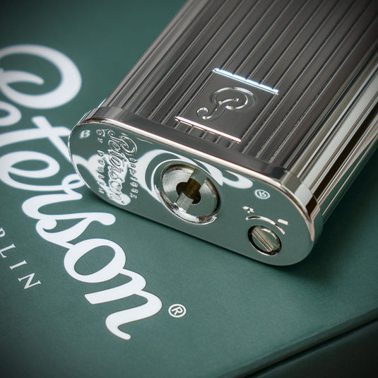 Peterson of Dublin Pipe Lighter - Silver Stripe