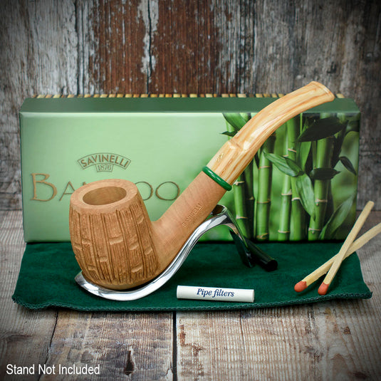 Savinelli | Bamboo | Rusticated Natural 607 | 6mm