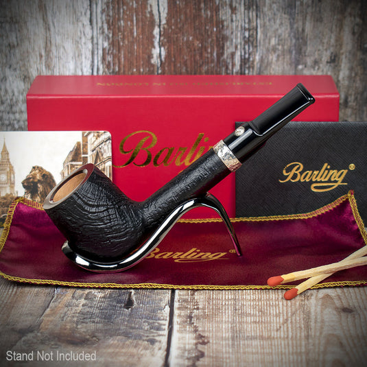 Barling Trafalgar Fossil Briar Pipe - Shape 1814