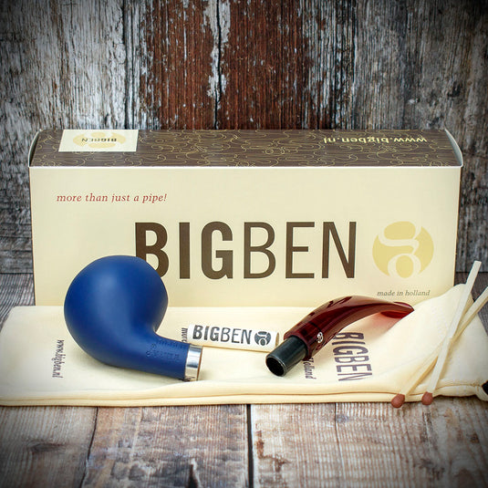 Big Ben Sylvia Blue Matt Briar Smoking Pipe -  Shape 842