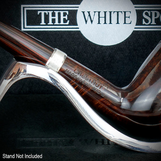 Alfred Dunhill White Spot Briar Smoking Pipe - Chestnut 3105 BB