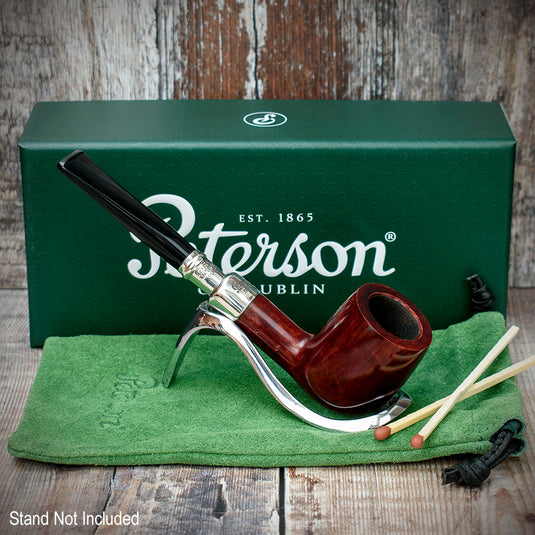 Peterson of Dublin Red Spigot Briar Smoking Pipe - Shape 15