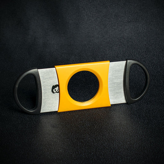 Passatore Yellow & Black "Che" Twin Blade Cigar Cutter