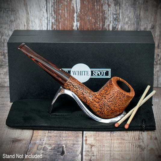 Alfred Dunhill White Spot Briar Smoking Pipe - County 4103