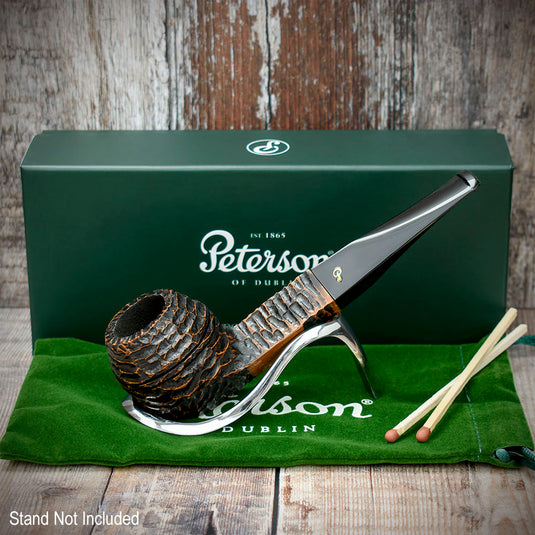 Aran Rusticated Briar Smoking Pipe By Peterson of Dublin - Shape No.150