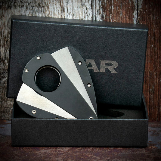 Xikar Xi-1 Black Anodised 100BK Double Blade Cigar Cutter