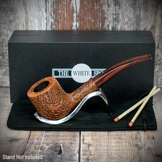 Alfred Dunhill White Spot Briar Smoking Pipe - County 5406