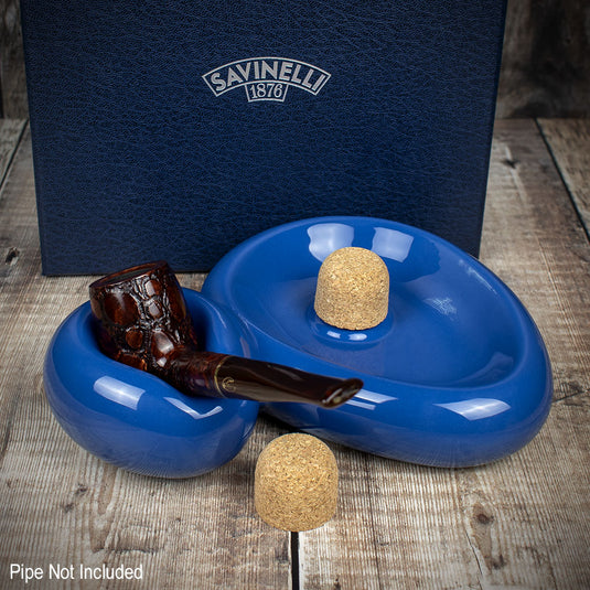 Savinelli Sidecar Pipe Ashtray - Blue