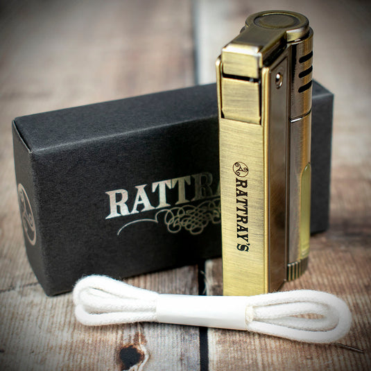 Rattray's Steam Punk Petrol Lighter - Brass Finish