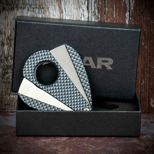 Xikar Xi-2 Carbon Fibre Wrap 200CF Double Blade Cigar Cutter