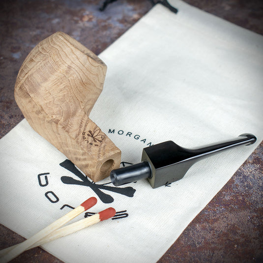 Morgan Bones Stout Bulldog Briar Pipe