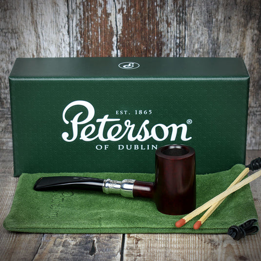 Peterson of Dublin Red Spigot Briar Smoking Pipe - Shape 701