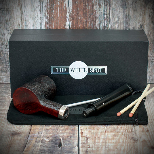 Alfred Dunhill White Spot Briar Smoking Pipe - Shell 5122 BB