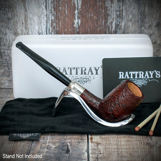 Rattray's Vintage Army Sandblast Briar Smoking Pipe - Shape 27