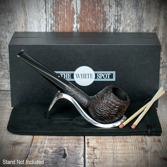 Alfred Dunhill White Spot Briar Smoking Pipe - Shell 4101