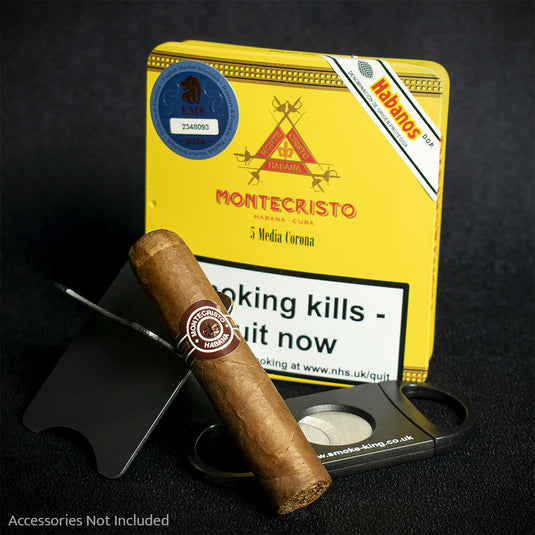 Montecristo Media Corona Cuban Cigars - Tin of 5