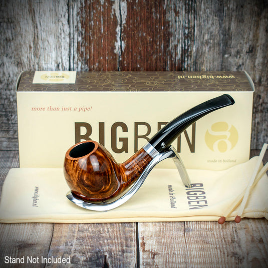 Big Ben Sylvia Tan Polish Briar Smoking Pipe -  Shape 867