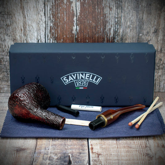 Savinelli Roma Lucite Briar Pipe - Shape No.122