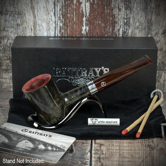 Rattray's Alba Briar Smoking Pipe - Shape No 34