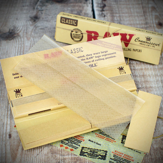 Raw | Classic Connoisseur Tips & Papers x 2