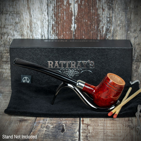 Rattrays Slainte Briar Smoking Pipe - Terracota