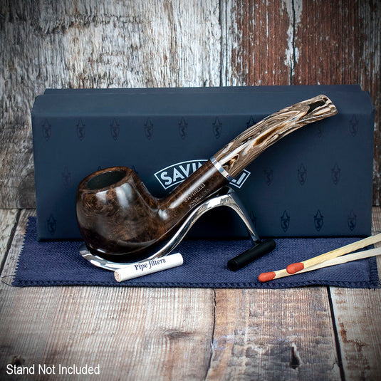 Savinelli Morellina Smooth Brown (636S) 6mm - Briar Pipe