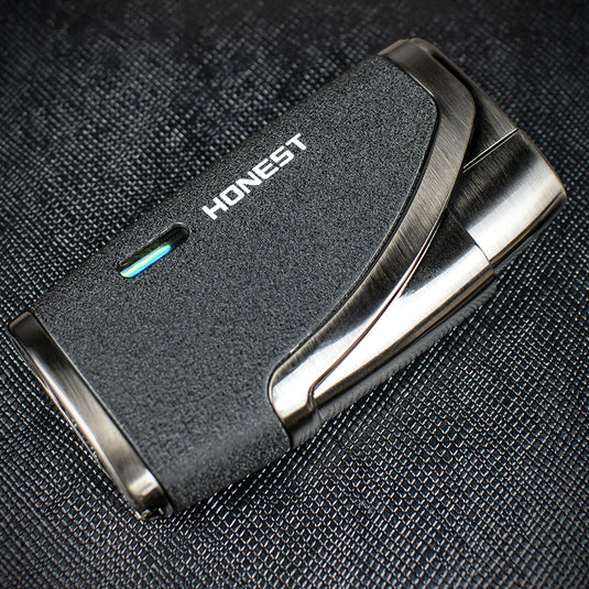 Honest Neath Cigar Lighter - Black/Gunmetal